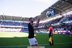 20250817 AIKs Eskil Edh under fotbollsmatchen mellan IFK Göteborg och AIK i Allsvenskan den 17 augusti 2025 på Gamla Ullevi i Göteborg.