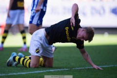 20250817 AIKs Erik Hovden Flataker under fotbollsmatchen mellan IFK Göteborg och AIK i Allsvenskan den 17 augusti 2025 på Gamla Ullevi i Göteborg.
