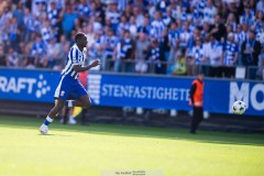 20250817 IFK Göteborgs Imam Jagne under fotbollsmatchen mellan IFK Göteborg och AIK i Allsvenskan den 17 augusti 2025 på Gamla Ullevi i Göteborg.
