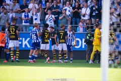 20250817 under fotbollsmatchen mellan IFK Göteborg och AIK i Allsvenskan den 17 augusti 2025 på Gamla Ullevi i Göteborg.