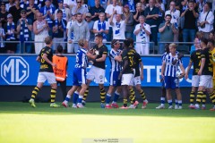 20250817 under fotbollsmatchen mellan IFK Göteborg och AIK i Allsvenskan den 17 augusti 2025 på Gamla Ullevi i Göteborg.