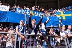 20250817 Publik under fotbollsmatchen mellan IFK Göteborg och AIK i Allsvenskan den 17 augusti 2025 på Gamla Ullevi i Göteborg.