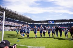 20250817 IFK Göteborg under fotbollsmatchen mellan IFK Göteborg och AIK i Allsvenskan den 17 augusti 2025 på Gamla Ullevi i Göteborg.