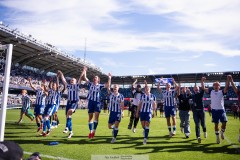 20250817 IFK Göteborg under fotbollsmatchen mellan IFK Göteborg och AIK i Allsvenskan den 17 augusti 2025 på Gamla Ullevi i Göteborg.