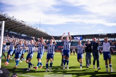 20250817 IFK Göteborg under fotbollsmatchen mellan IFK Göteborg och AIK i Allsvenskan den 17 augusti 2025 på Gamla Ullevi i Göteborg.