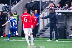 20260308 Degerfors IFs Huvudtränare Henok Goitom under fotbollsmatchen i Svenska Cupen mellan IFK Göteborg och Degerfors IF den 8 mars 2026 på Nordic Wellness Arena i Göteborg. 
Foto: Filip Kauffeldt