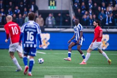 20260308 IFK Göteborg Rockson Yeboah under fotbollsmatchen i Svenska Cupen mellan IFK Göteborg och Degerfors IF den 8 mars 2026 på Nordic Wellness Arena i Göteborg. 
Foto: Filip Kauffeldt