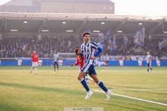 20260308 IFK Göteborg Alexander Jallow under fotbollsmatchen i Svenska Cupen mellan IFK Göteborg och Degerfors IF den 8 mars 2026 på Nordic Wellness Arena i Göteborg. 
Foto: Filip Kauffeldt