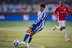 20260308 IFK Göteborg Alexander Jallow under fotbollsmatchen i Svenska Cupen mellan IFK Göteborg och Degerfors IF den 8 mars 2026 på Nordic Wellness Arena i Göteborg. 
Foto: Filip Kauffeldt