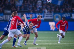 20260308 IFK Göteborg Max Fenger under fotbollsmatchen i Svenska Cupen mellan IFK Göteborg och Degerfors IF den 8 mars 2026 på Nordic Wellness Arena i Göteborg. 
Foto: Filip Kauffeldt
