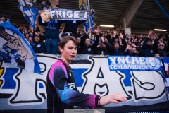 20260308 IFK Göteborg Alexander Carlsson efter fotbollsmatchen i Svenska Cupen mellan IFK Göteborg och Degerfors IF den 8 mars 2026 på Nordic Wellness Arena i Göteborg. 
Foto: Filip Kauffeldt