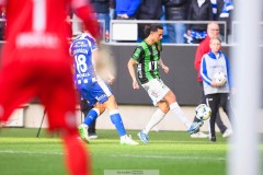 20250428 GAIS Amin Boudri under fotbollsmatchen mellan IFK Göteborg och GAIS i Allsvenskan den 28 april 2025 på Gamla Ullevi i Göteborg.