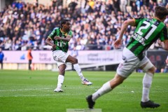 20250428 GAIS Harun Ibrahim under fotbollsmatchen mellan IFK Göteborg och GAIS i Allsvenskan den 28 april 2025 på Gamla Ullevi i Göteborg.