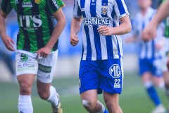 20250428 IFK Göteborgs Noah Tolf under fotbollsmatchen mellan IFK Göteborg och GAIS i Allsvenskan den 28 april 2025 på Gamla Ullevi i Göteborg.