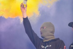20250428 Publik under fotbollsmatchen mellan IFK Göteborg och GAIS i Allsvenskan den 28 april 2025 på Gamla Ullevi i Göteborg.