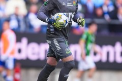 20250428 GAIS Mergim Krasniqi under fotbollsmatchen mellan IFK Göteborg och GAIS i Allsvenskan den 28 april 2025 på Gamla Ullevi i Göteborg.