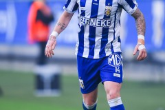 20250428 IFK Göteborgs Tobias Heintz under fotbollsmatchen mellan IFK Göteborg och GAIS i Allsvenskan den 28 april 2025 på Gamla Ullevi i Göteborg.