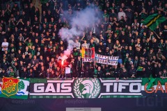 20250428 Publik under fotbollsmatchen mellan IFK Göteborg och GAIS i Allsvenskan den 28 april 2025 på Gamla Ullevi i Göteborg.