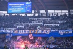 20250428 Publik under fotbollsmatchen mellan IFK Göteborg och GAIS i Allsvenskan den 28 april 2025 på Gamla Ullevi i Göteborg.