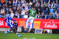 20250428 GAIS Robin Frej under fotbollsmatchen mellan IFK Göteborg och GAIS i Allsvenskan den 28 april 2025 på Gamla Ullevi i Göteborg.