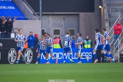 20250428 IFK Göteborgs David Kruse under fotbollsmatchen mellan IFK Göteborg och GAIS i Allsvenskan den 28 april 2025 på Gamla Ullevi i Göteborg.