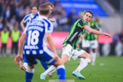 20250428 GAIS Oskar Ågren under fotbollsmatchen mellan IFK Göteborg och GAIS i Allsvenskan den 28 april 2025 på Gamla Ullevi i Göteborg.