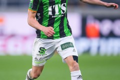 20250428 GAIS Oskar Ågren under fotbollsmatchen mellan IFK Göteborg och GAIS i Allsvenskan den 28 april 2025 på Gamla Ullevi i Göteborg.