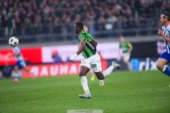 20250428 GAIS Ibrahim Diabate under fotbollsmatchen mellan IFK Göteborg och GAIS i Allsvenskan den 28 april 2025 på Gamla Ullevi i Göteborg.