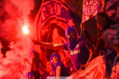 20250428 Publik under fotbollsmatchen mellan IFK Göteborg och GAIS i Allsvenskan den 28 april 2025 på Gamla Ullevi i Göteborg.