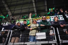 20250428 Publik under fotbollsmatchen mellan IFK Göteborg och GAIS i Allsvenskan den 28 april 2025 på Gamla Ullevi i Göteborg.