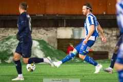 20240126 IFK Göteborgs Gustav Svensson under träningsmatchen IFK Göteborg och Halmstads BK på Valhalla IP den 26 januari 2024 i Göteborg.