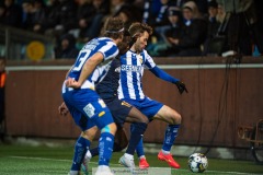 20240126 IFK Göteborgs Emil Salomonsson under träningsmatchen IFK Göteborg och Halmstads BK på Valhalla IP den 26 januari 2024 i Göteborg.