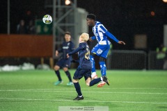 20240126 IFK Göteborgs Abundance Salaou under träningsmatchen IFK Göteborg och Halmstads BK på Valhalla IP den 26 januari 2024 i Göteborg.