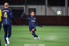 20240126 Halmstads BKs Vinicius Nogueira under träningsmatchen IFK Göteborg och Halmstads BK på Valhalla IP den 26 januari 2024 i Göteborg.