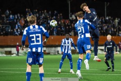 20240126 Halmstads BKs Gabriel Wallentin under träningsmatchen IFK Göteborg och Halmstads BK på Valhalla IP den 26 januari 2024 i Göteborg.