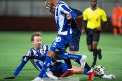 20240126 IFK Göteborgs Adam Carlén under träningsmatchen IFK Göteborg och Halmstads BK på Valhalla IP den 26 januari 2024 i Göteborg.