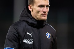 20240126 Halmstads BKs Viktor Granath under träningsmatchen IFK Göteborg och Halmstads BK på Valhalla IP den 26 januari 2024 i Göteborg.