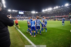 202401102 IFK Göteborg under fotbollsmatchen mellan IFK Göteborg och Kalmar FF i Allsvenskan den 2 november 2024 på Gamla Ullevi Göteborg.