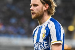 202401102 IFK Göteborgs Oscar Pettersson under fotbollsmatchen mellan IFK Göteborg och Kalmar FF i Allsvenskan den 2 november 2024 på Gamla Ullevi Göteborg.