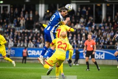 202401102 IFK Göteborgs Gustav Svensson under fotbollsmatchen mellan IFK Göteborg och Kalmar FF i Allsvenskan den 2 november 2024 på Gamla Ullevi Göteborg.