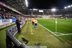 202401102 IFK Göteborg under fotbollsmatchen mellan IFK Göteborg och Kalmar FF i Allsvenskan den 2 november 2024 på Gamla Ullevi Göteborg.