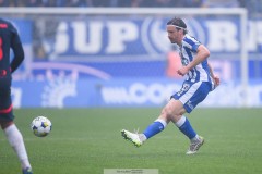 20250525 IFK Göteborgs Gustav Svensson under fotbollsmatchen mellan IFK Göteborg och Malmö FF i Allsvenskan den 25 maj 2025 på Gamla Ullevi i Göteborg.