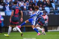 20250525 IFK Göteborgs Thomas Santos under fotbollsmatchen mellan IFK Göteborg och Malmö FF i Allsvenskan den 25 maj 2025 på Gamla Ullevi i Göteborg.