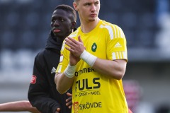 20240225 Skövde AIKs Otto Lindell under fotbollsmatchen i Svenska Cupen 2024 mellan IFK Göteborg och Skövde AIK den 25 februari 2024 i Göteborg.