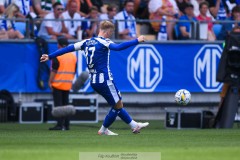 20240721 IFK Göteborgs Oscar Wendt under fotbollsmatchen i Allsvenskan mellan IFK Göteborg och Västerås SK den 21 Juli 2024 på Gamla Ullevi i Göteborg.