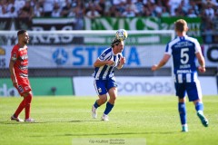 20240721 IFK Göteborgs Gustav Svensson under fotbollsmatchen i Allsvenskan mellan IFK Göteborg och Västerås SK den 21 Juli 2024 på Gamla Ullevi i Göteborg.