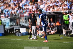 20240721 IFK Göteborgs Paulos Abraham under fotbollsmatchen i Allsvenskan mellan IFK Göteborg och Västerås SK den 21 Juli 2024 på Gamla Ullevi i Göteborg.