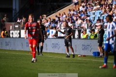 20240721 IFK Göteborgs Huvudtränare Stefan Billborn under fotbollsmatchen i Allsvenskan mellan IFK Göteborg och Västerås SK den 21 Juli 2024 på Gamla Ullevi i Göteborg.