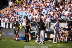 20240721 Västerås SKs Manager Kalle Karlsson under fotbollsmatchen i Allsvenskan mellan IFK Göteborg och Västerås SK den 21 Juli 2024 på Gamla Ullevi i Göteborg.