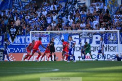 20240721 Västerås SK under fotbollsmatchen i Allsvenskan mellan IFK Göteborg och Västerås SK den 21 Juli 2024 på Gamla Ullevi i Göteborg.